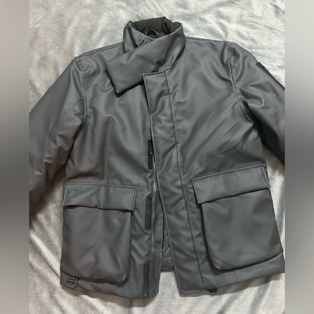 Heavy Duty Winter Rain Snow Men's Black Jacket
